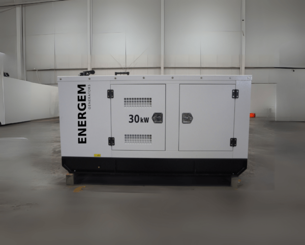 Generador Eléctrico 30 KW Diesel Marca Energem 220 V Con Caseta Nuevo