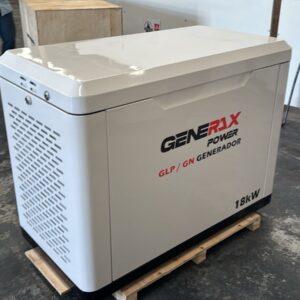 Generador Eléctrico 20 KW / 25 KVA Gas LP y Natural Marca Generax 220 V Con Caseta Nuevo