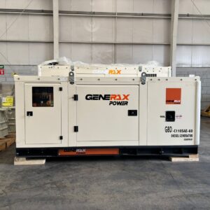 Generador Eléctrico 110 KW Diesel Marca Generax 220 V Con Caseta Nuevo